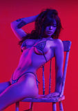 2PC Bedazzled Rhinestone Bikini Set