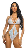 Crushed Candy Sequin One-Piece