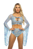 Sequin Lace High-Waist Short