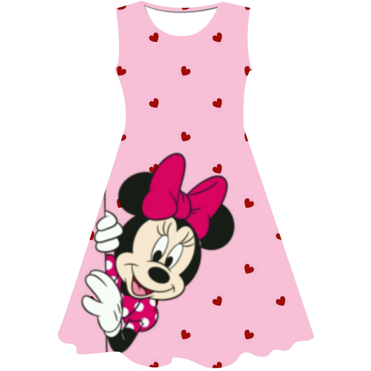 Cute Minnie Mouse Dress for Girls