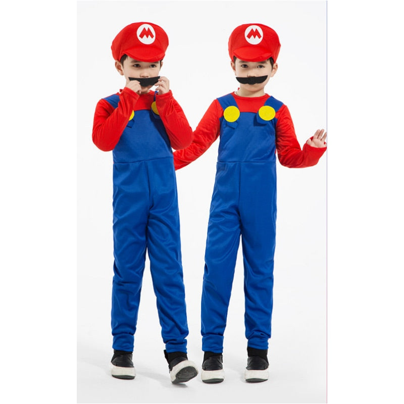 Luigi & Mario Halloween Cosplay Costumes