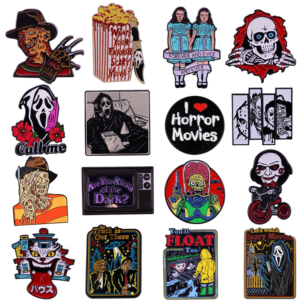 Halloween Horror Enamel Pin Badge Jewelry