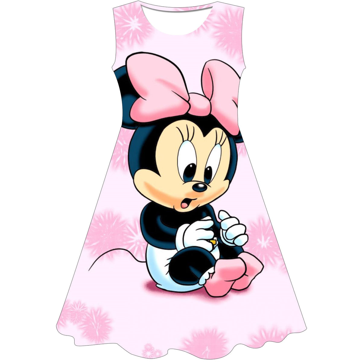 Cute Minnie Mouse Dress for Girls