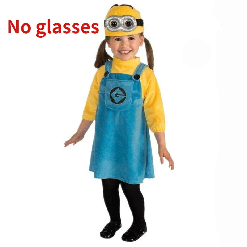 Anime Minion Full Family Cosplay Costume Boy Girl Dress