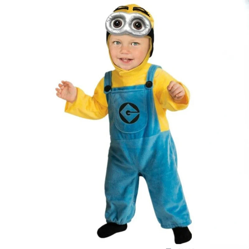 Anime Minion Full Family Cosplay Costume Boy Girl Dress