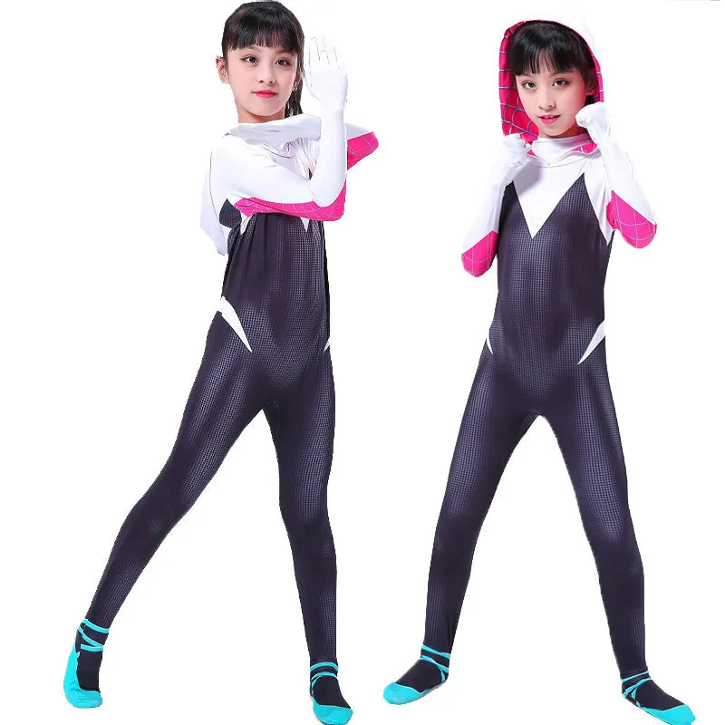 Spiderman Bodysuits for Kids Children's Halloween Cosplay Costumes