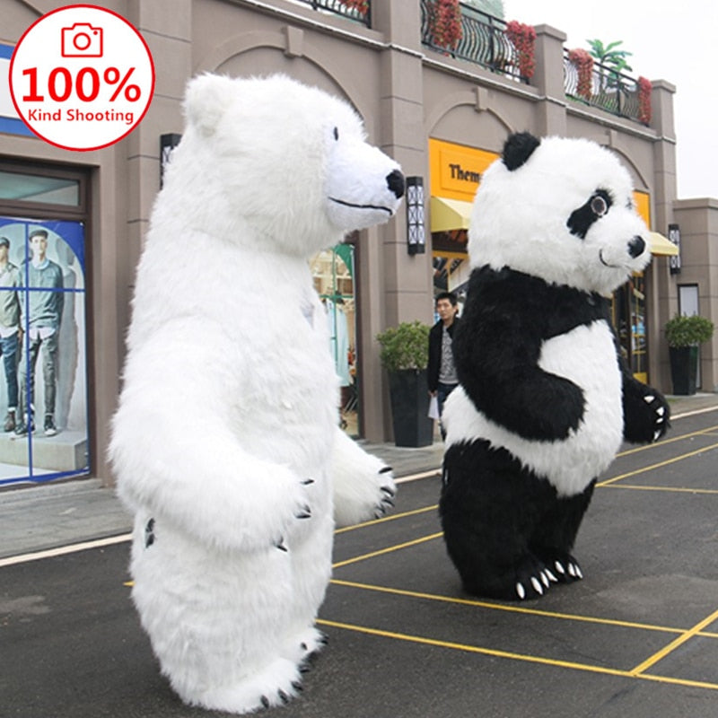 Cute Giant Panda Inflatable Costume