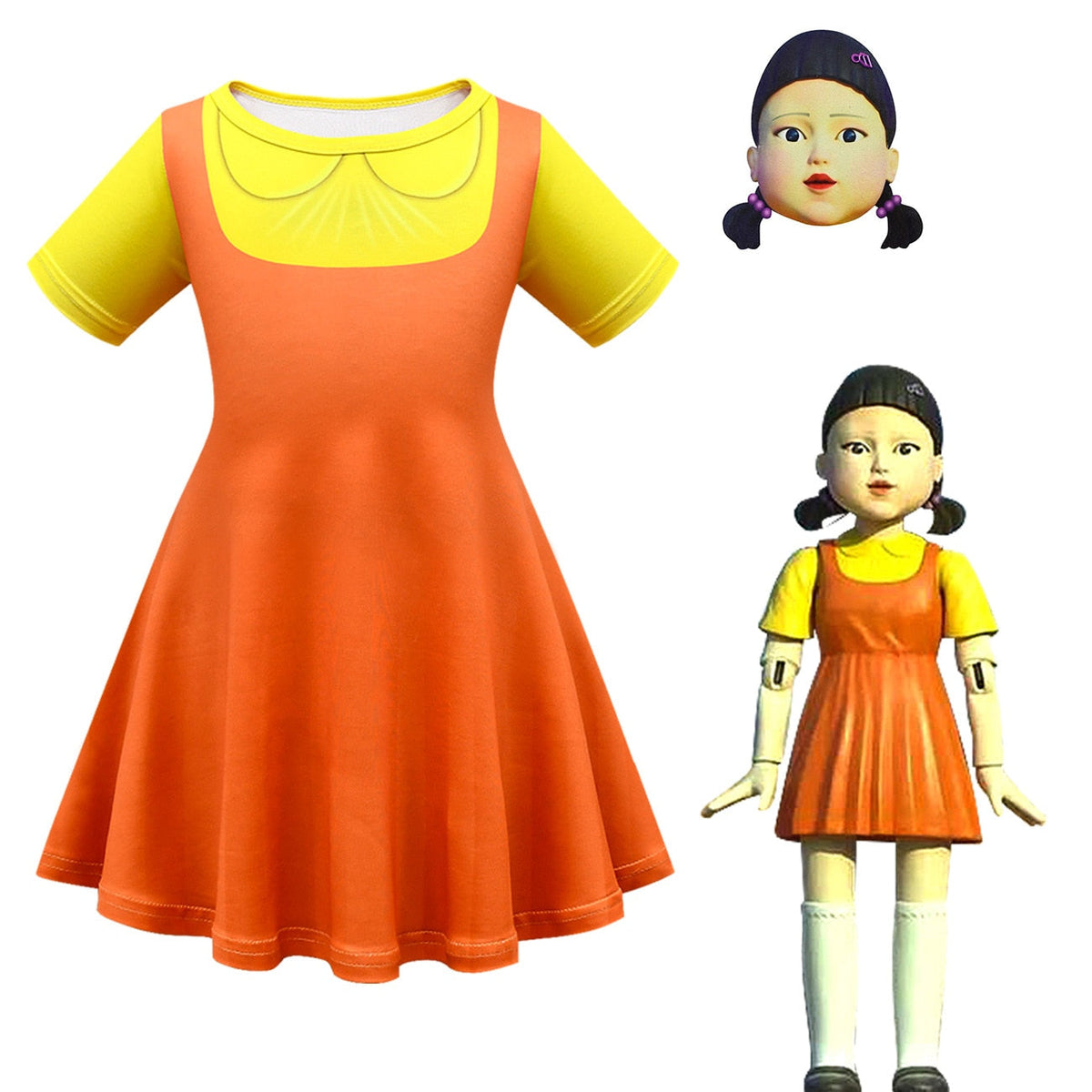 Halloween Party Girls Short Sleeve