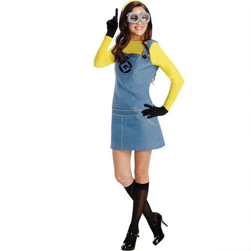 Anime Minion Full Family Cosplay Costume Boy Girl Dress