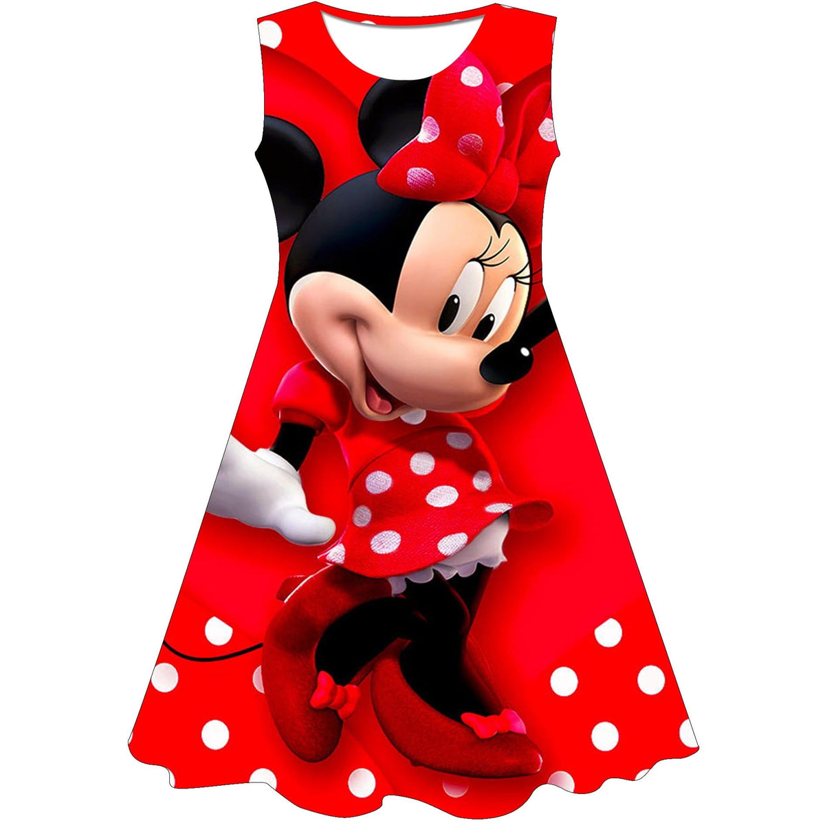 Cute Minnie Mouse Dress for Girls