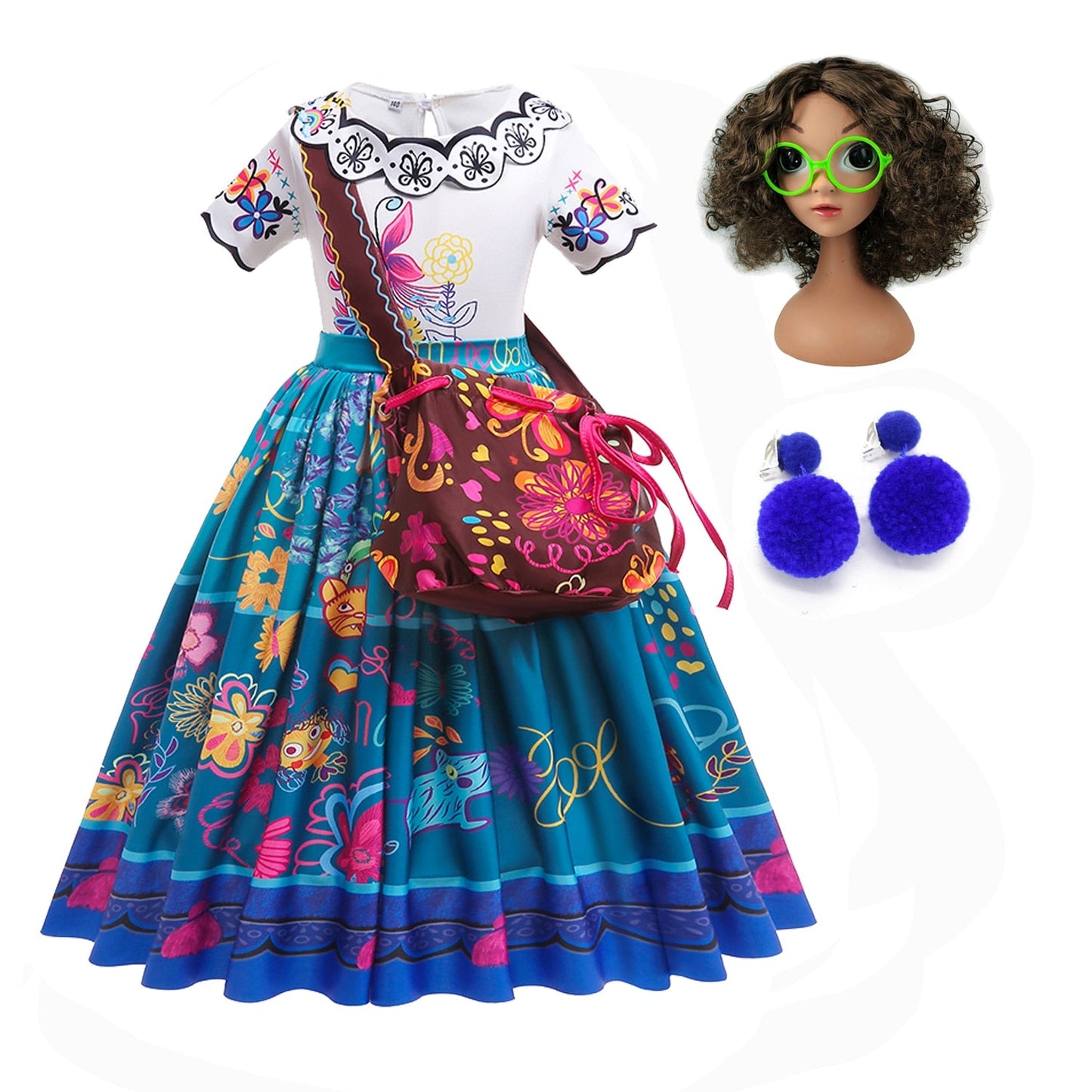 Disney Encanto Dolores Girls Princess Dress