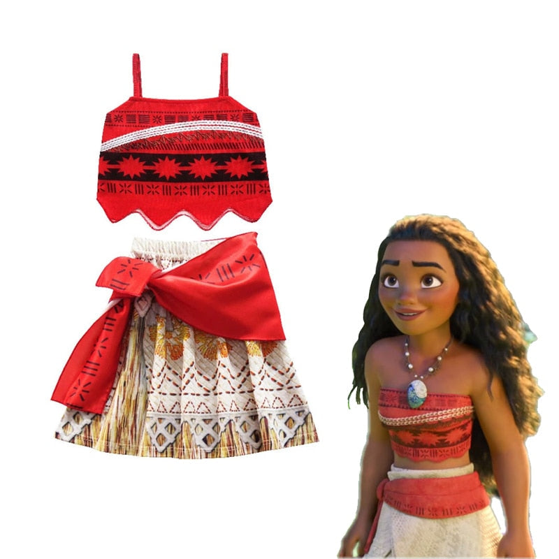 Moana Princess Dress For Girls
