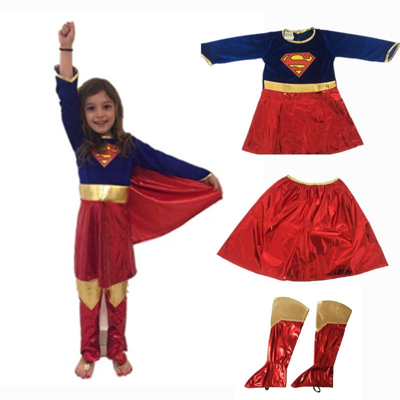 Adult Kids Superhero Halloween Clothes