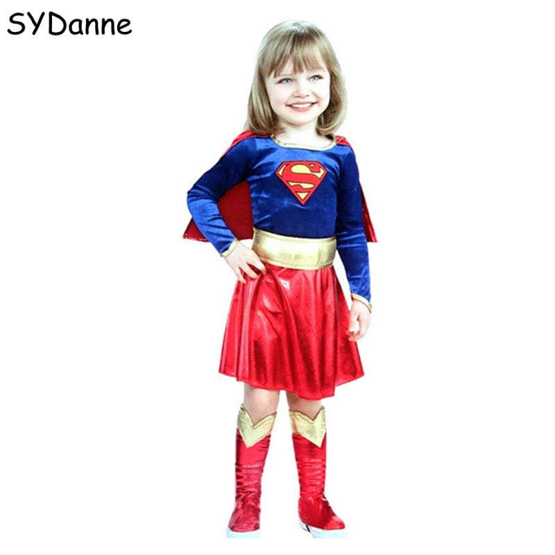 Adult Kids Superhero Halloween Clothes