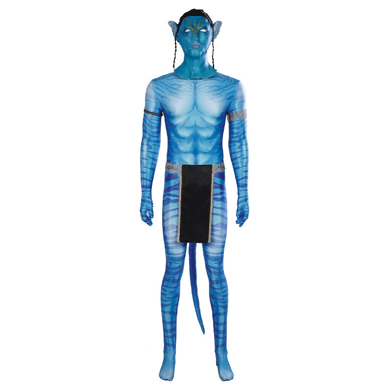 Movie Avatar Halloween Cosplay Costume for Adults and Kids