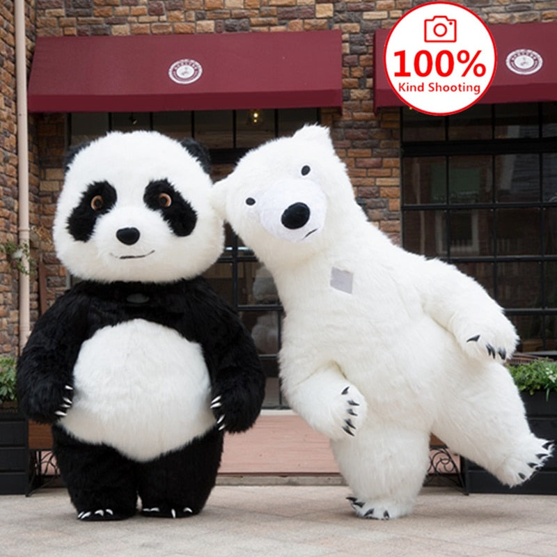 Cute Giant Panda Inflatable Costume