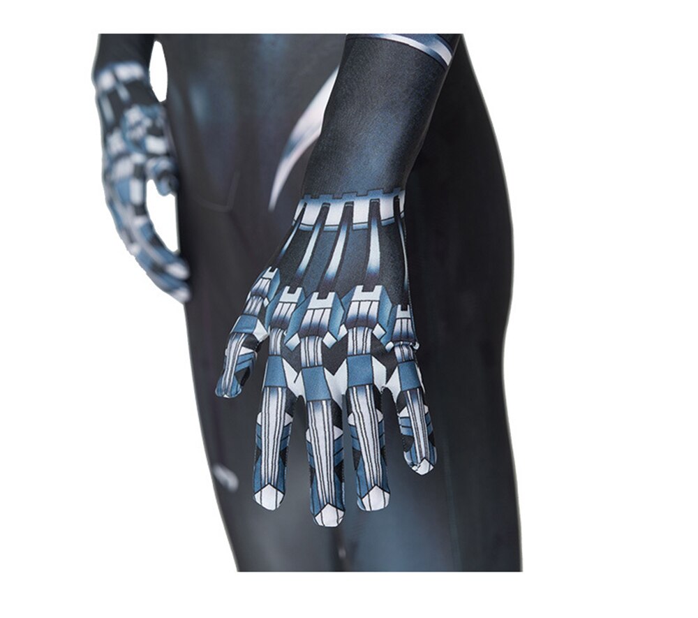 Black Panther Attacked Mask Adult Kids Jumpsuits