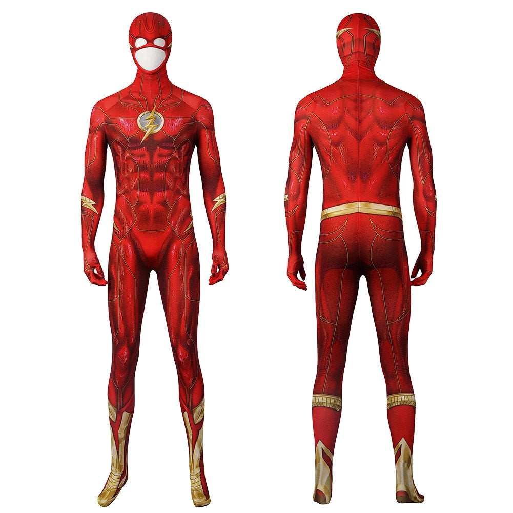 Flash Barry Allen Cosplay Jumpsuit Costume