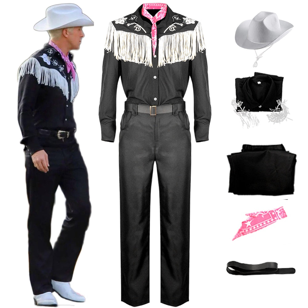 Movie Cowboy Costume with Halloween Uniform