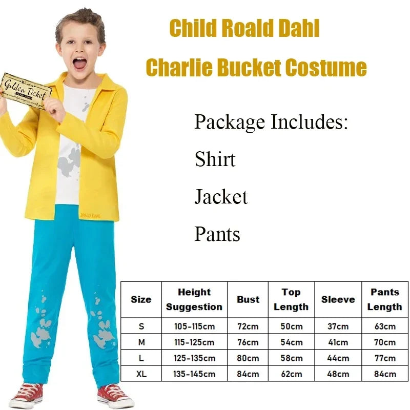 Child Factory Owner Cosplay Worker Boy Halloween Costume