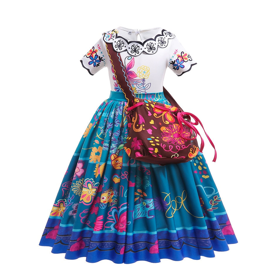 Disney Encanto Dolores Girls Princess Dress