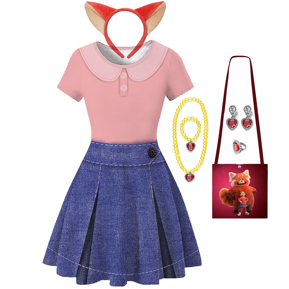 Disney Turning Red Princess Dress Costume