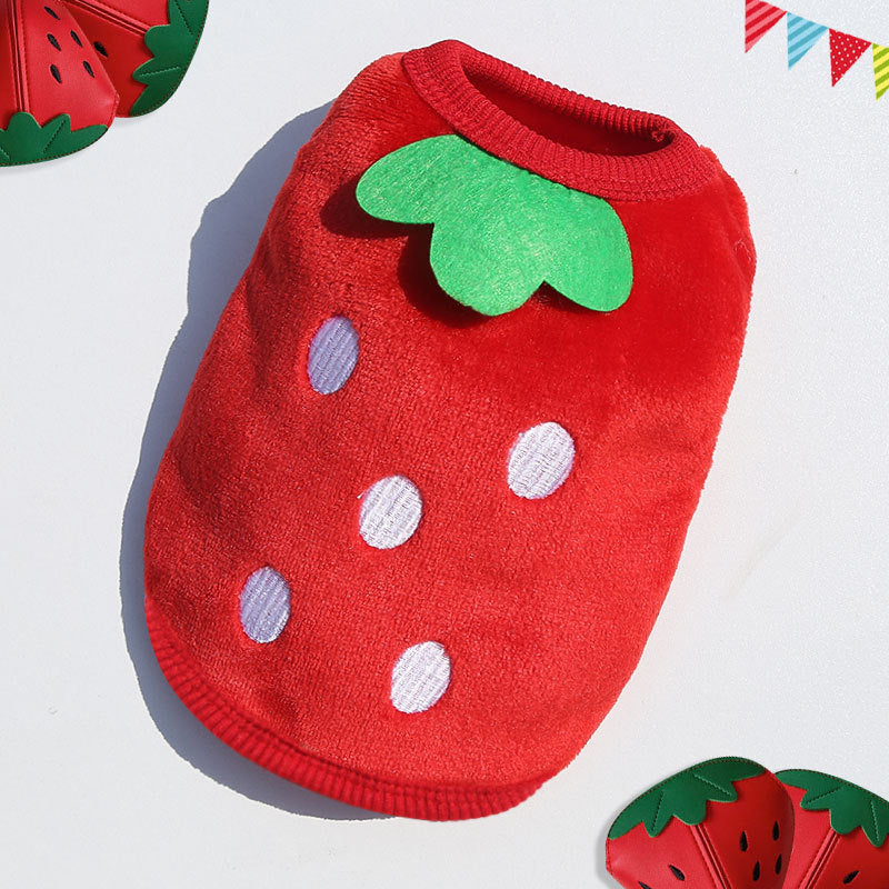 Cute Fleece Pet Dog Clothes For Small Dogs