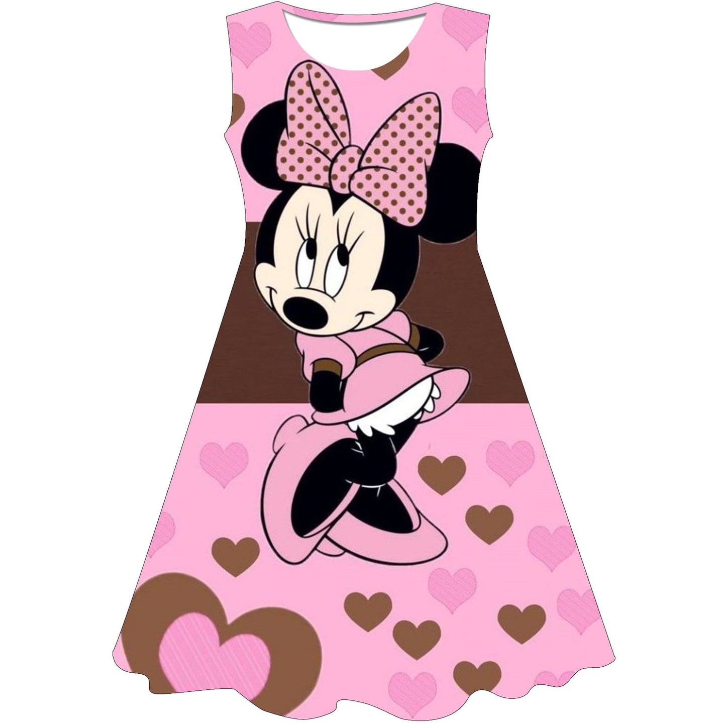Cute Minnie Mouse Dress for Girls