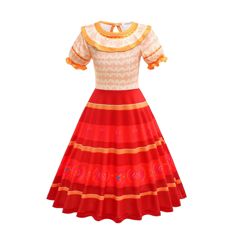 Disney Encanto Dolores Girls Princess Dress