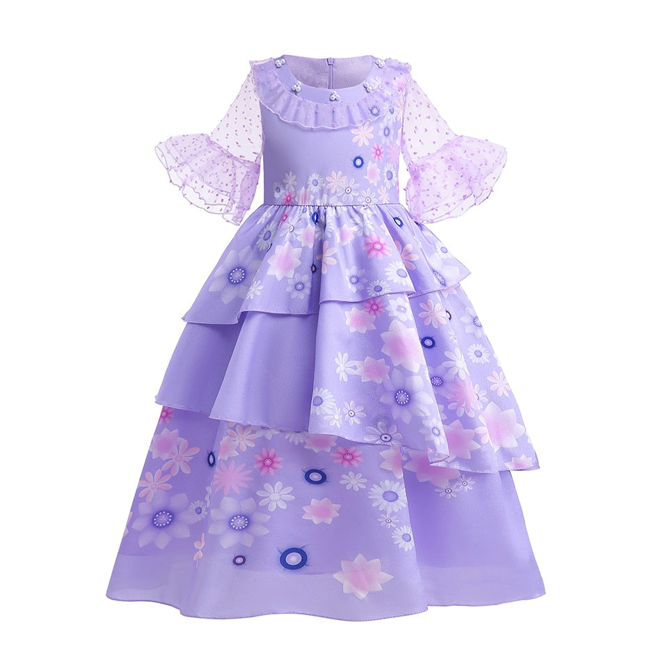 Disney Encanto Dolores Girls Princess Dress