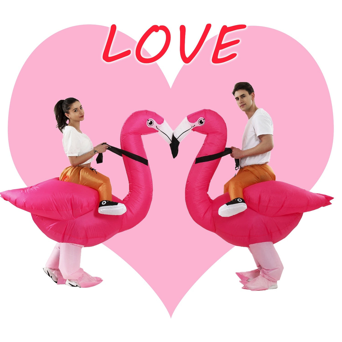 Inflatable Flamingo Costume