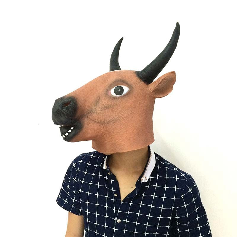 Halloween  Latex Horse Head Mask