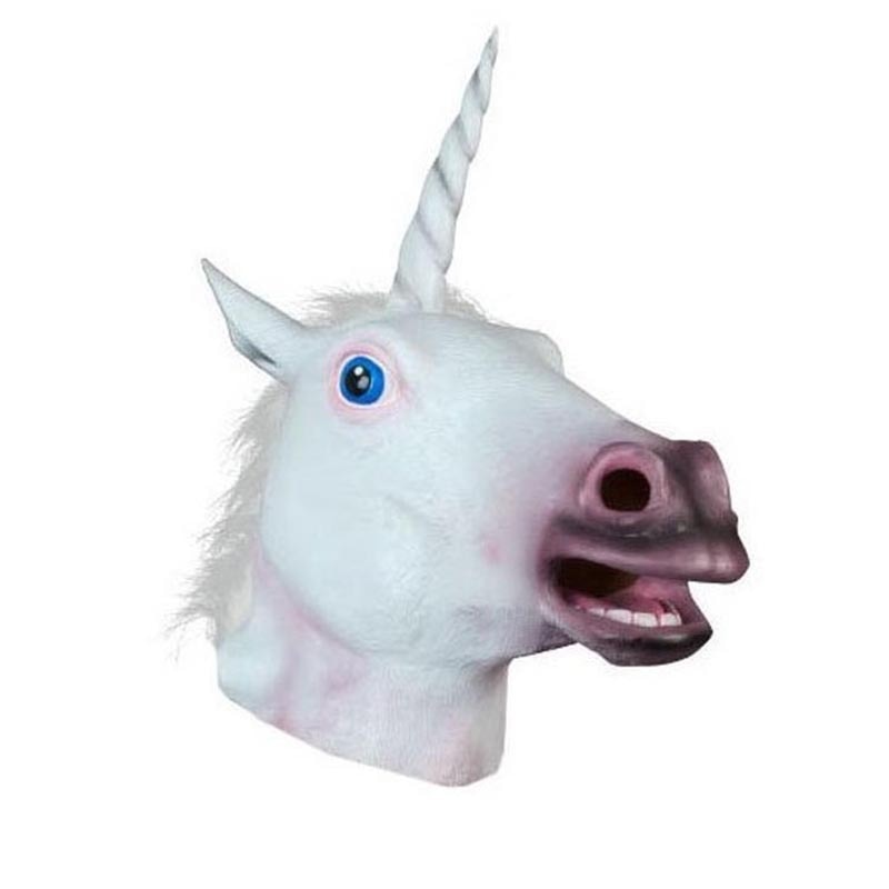 Halloween  Latex Horse Head Mask