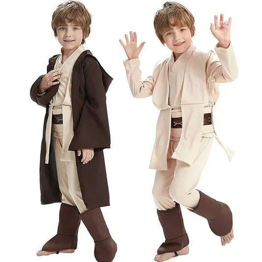 Star Wars Obi-Wan Kenobi Kids Clothing Suit Halloween Party Costumes