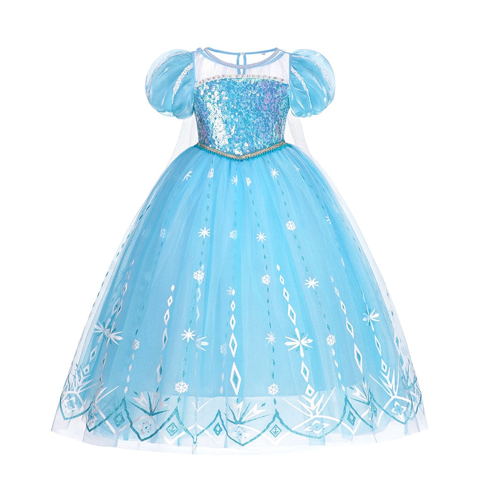 Frozen Princess Dress For Girls