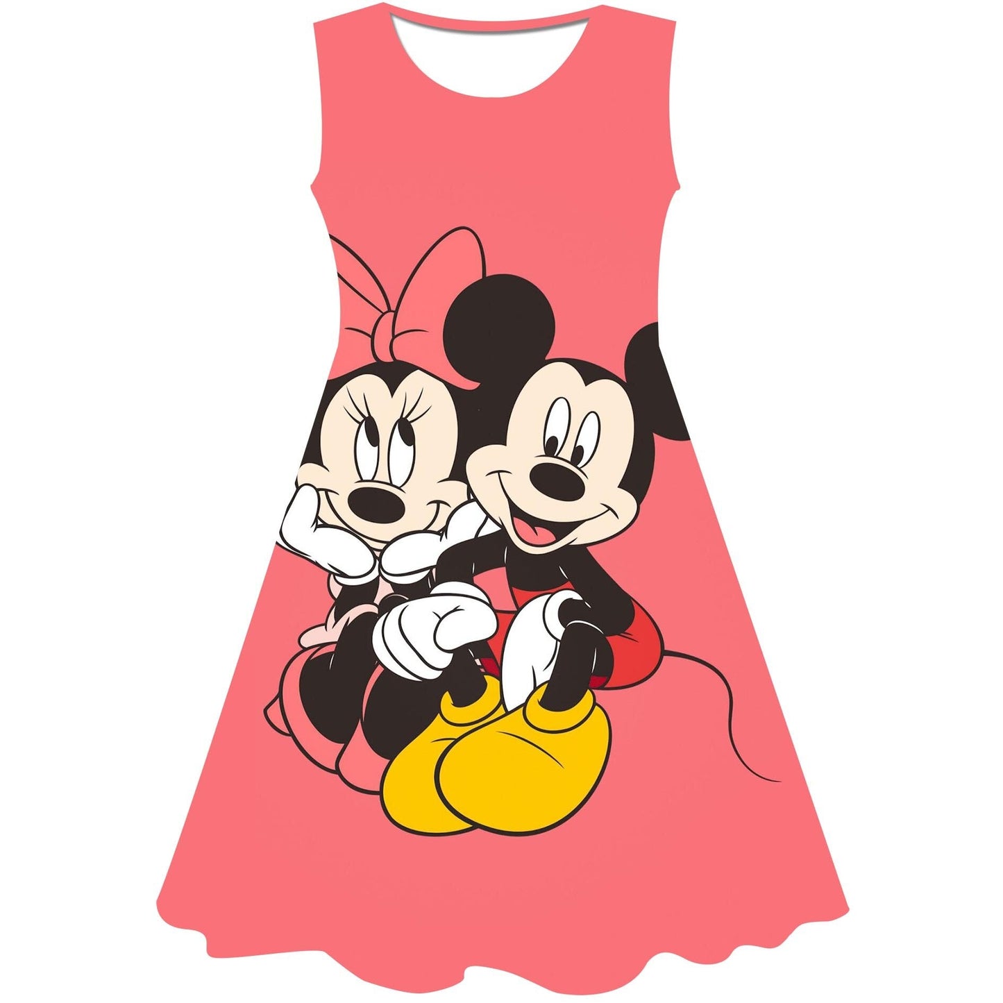 Cute Minnie Mouse Dress for Girls