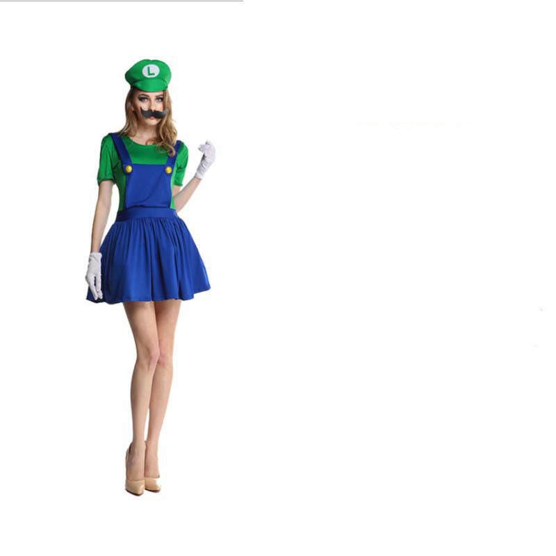Luigi & Mario Halloween Cosplay Costumes