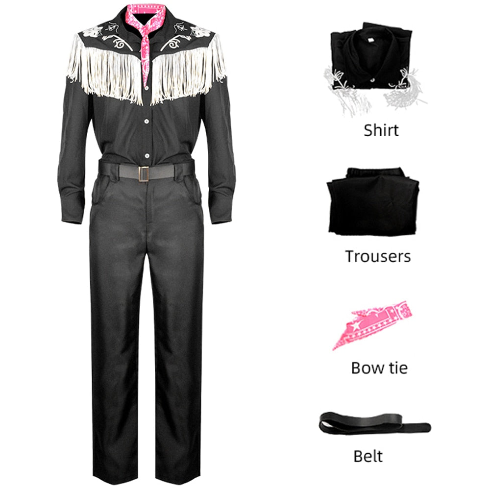 Movie Cowboy Costume with Halloween Uniform