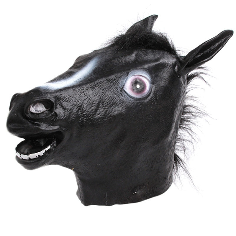 Halloween  Latex Horse Head Mask