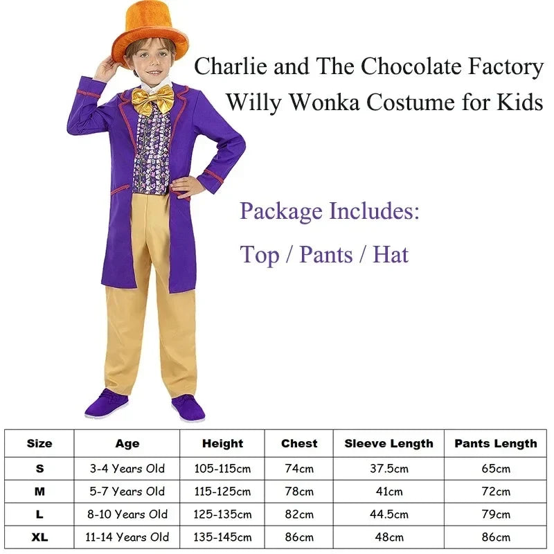 Child Factory Owner Cosplay Worker Boy Halloween Costume