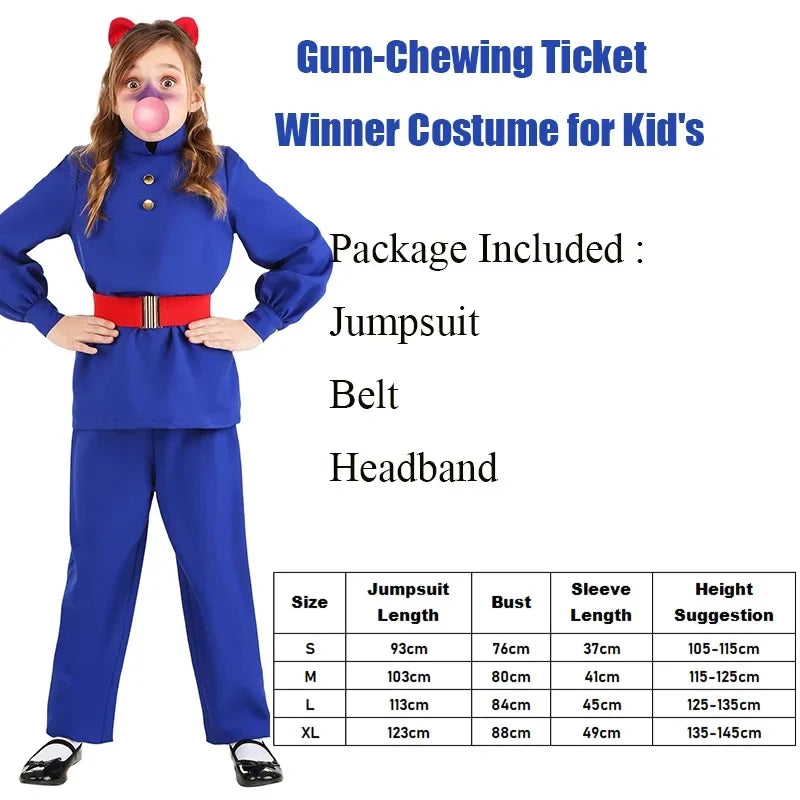 Child Factory Owner Cosplay Worker Boy Halloween Costume