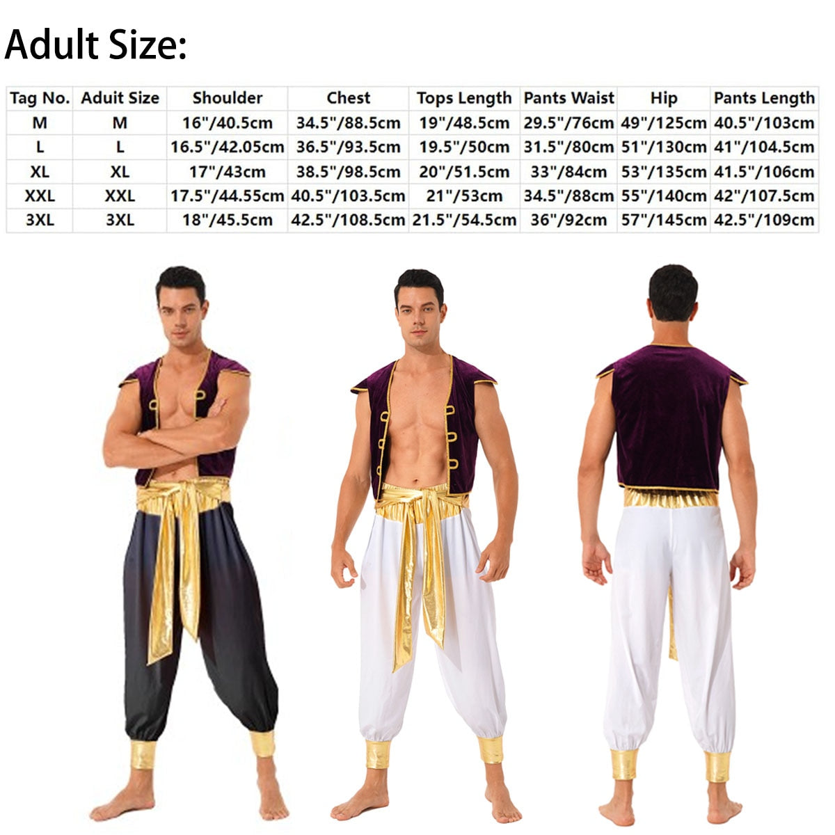 Arab Prince Costume For Men