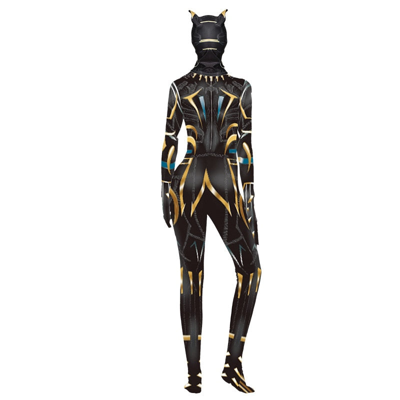 Black Panther Cosplay Costume Wakanda Halloween Uniform