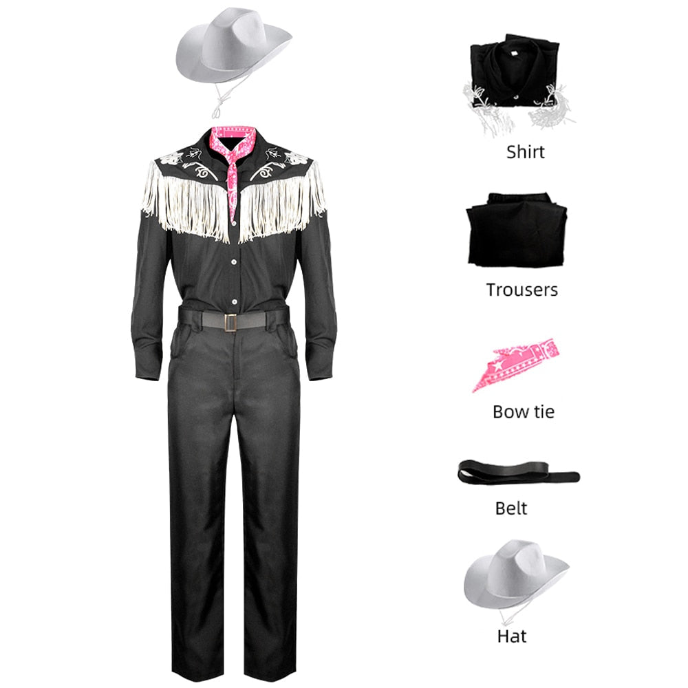 Movie Cowboy Costume with Halloween Uniform