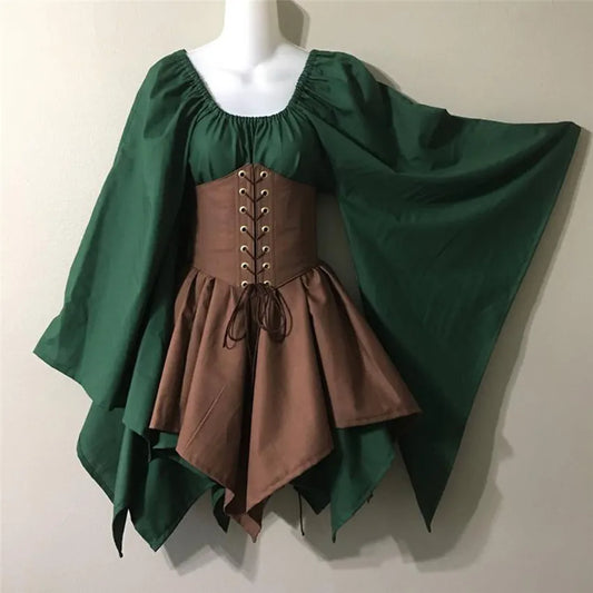 Renaissance Vintage Palace Victoria Medieval Costume Women Halloween