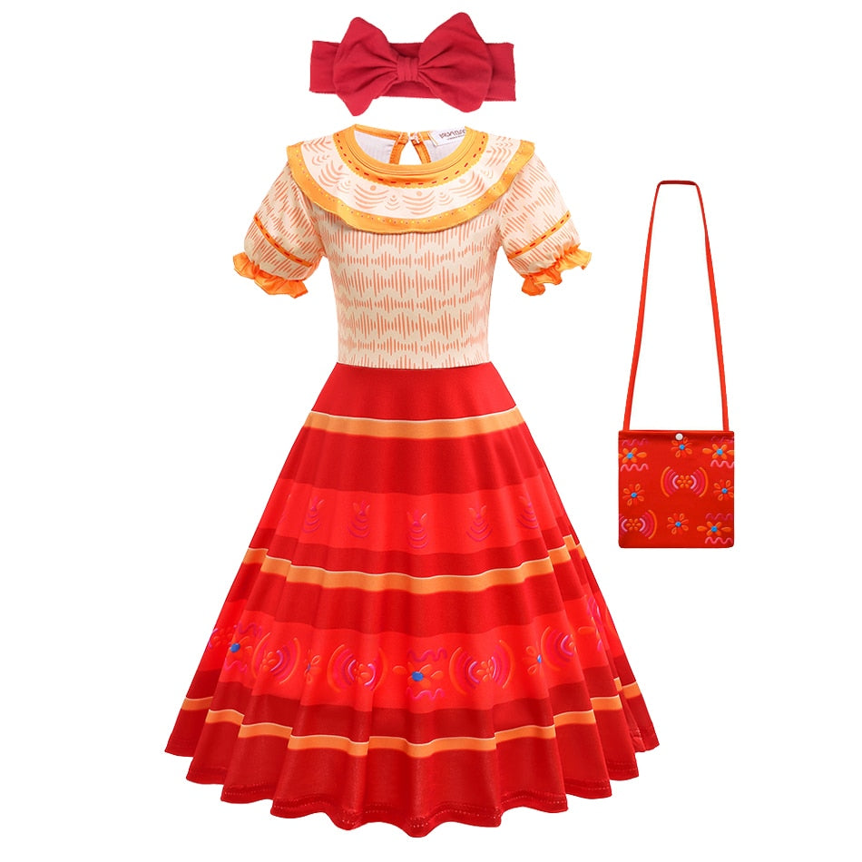 Disney Encanto Dolores Girls Princess Dress