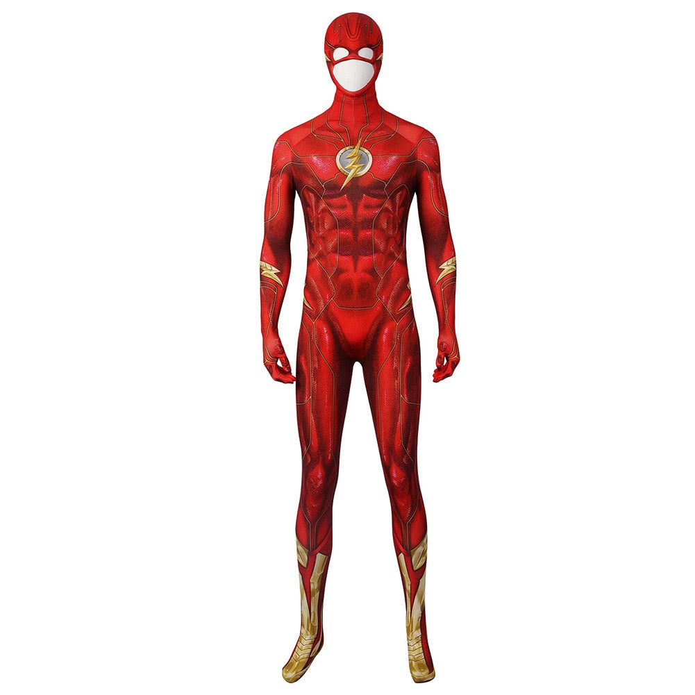 Flash Barry Allen Cosplay Jumpsuit Costume