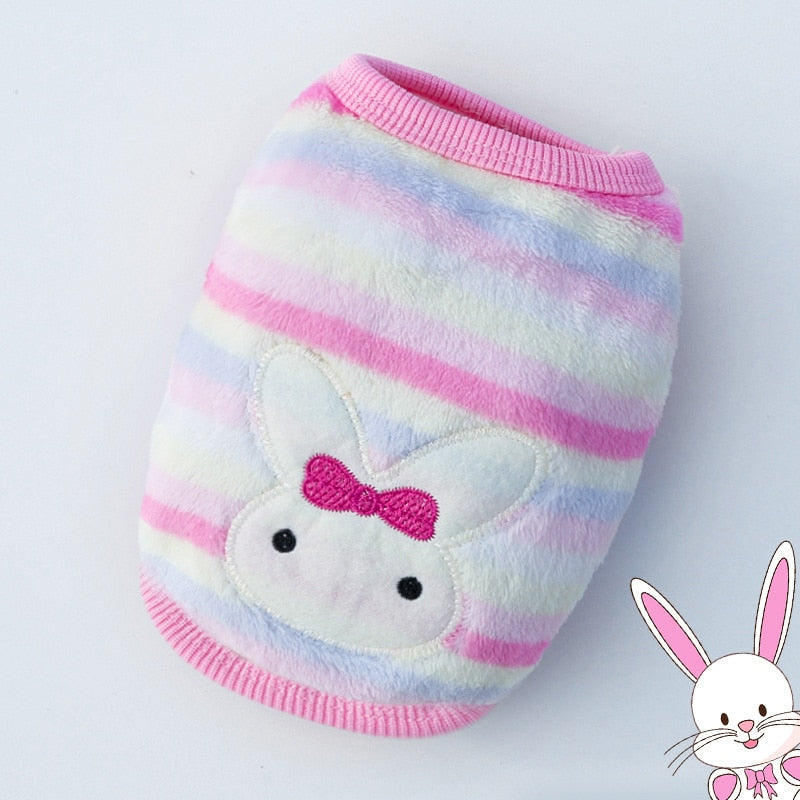 Cute Fleece Pet Dog Clothes For Small Dogs