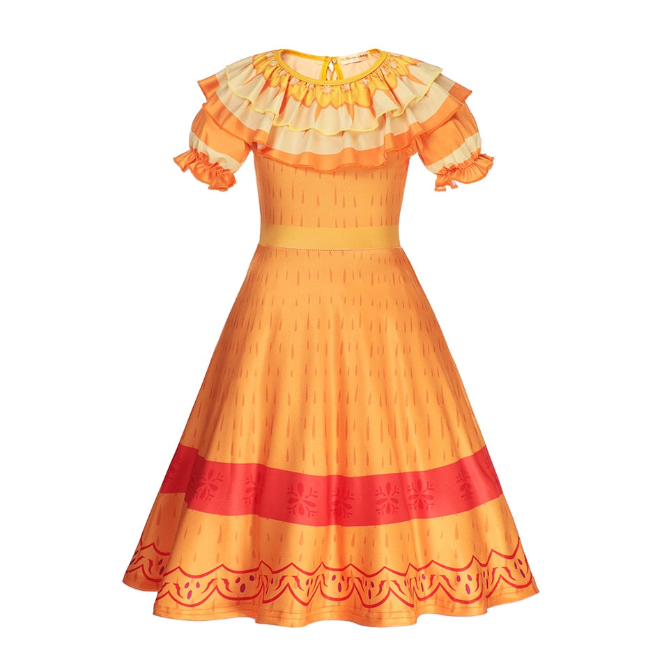 Disney Encanto Dolores Girls Princess Dress