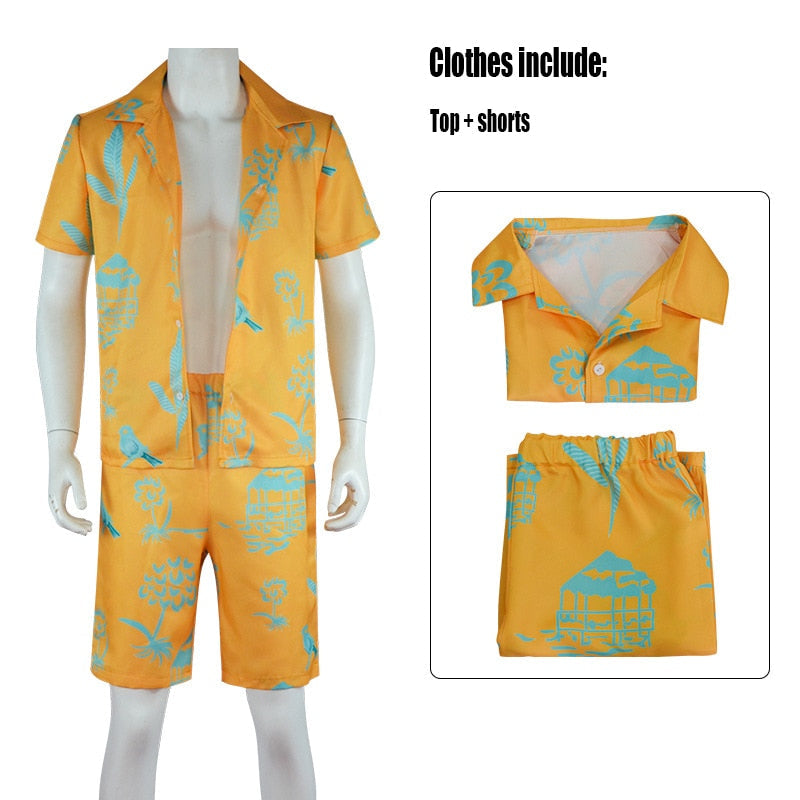 Movie Ken Ryan Gosling Barbie Cosplay Costume